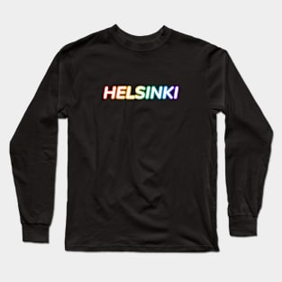 HELSINKI GAY RAINBOW Long Sleeve T-Shirt